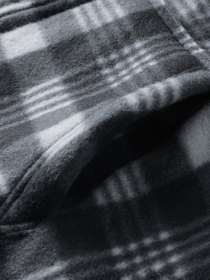 Graham | Hooded Plaid Shirt Jacket