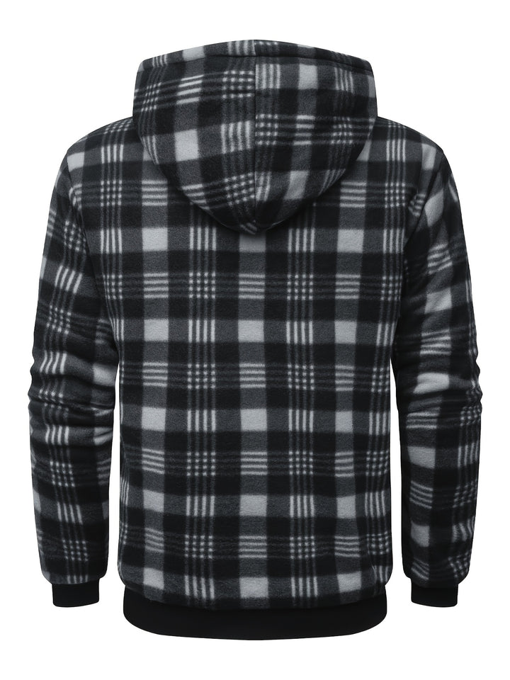 Graham | Hooded Plaid Shirt Jacket