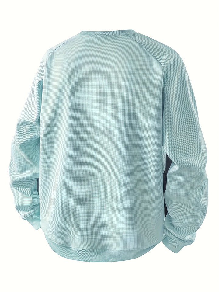 Elliot | Colour-Block Crew Neck Sweatshirt