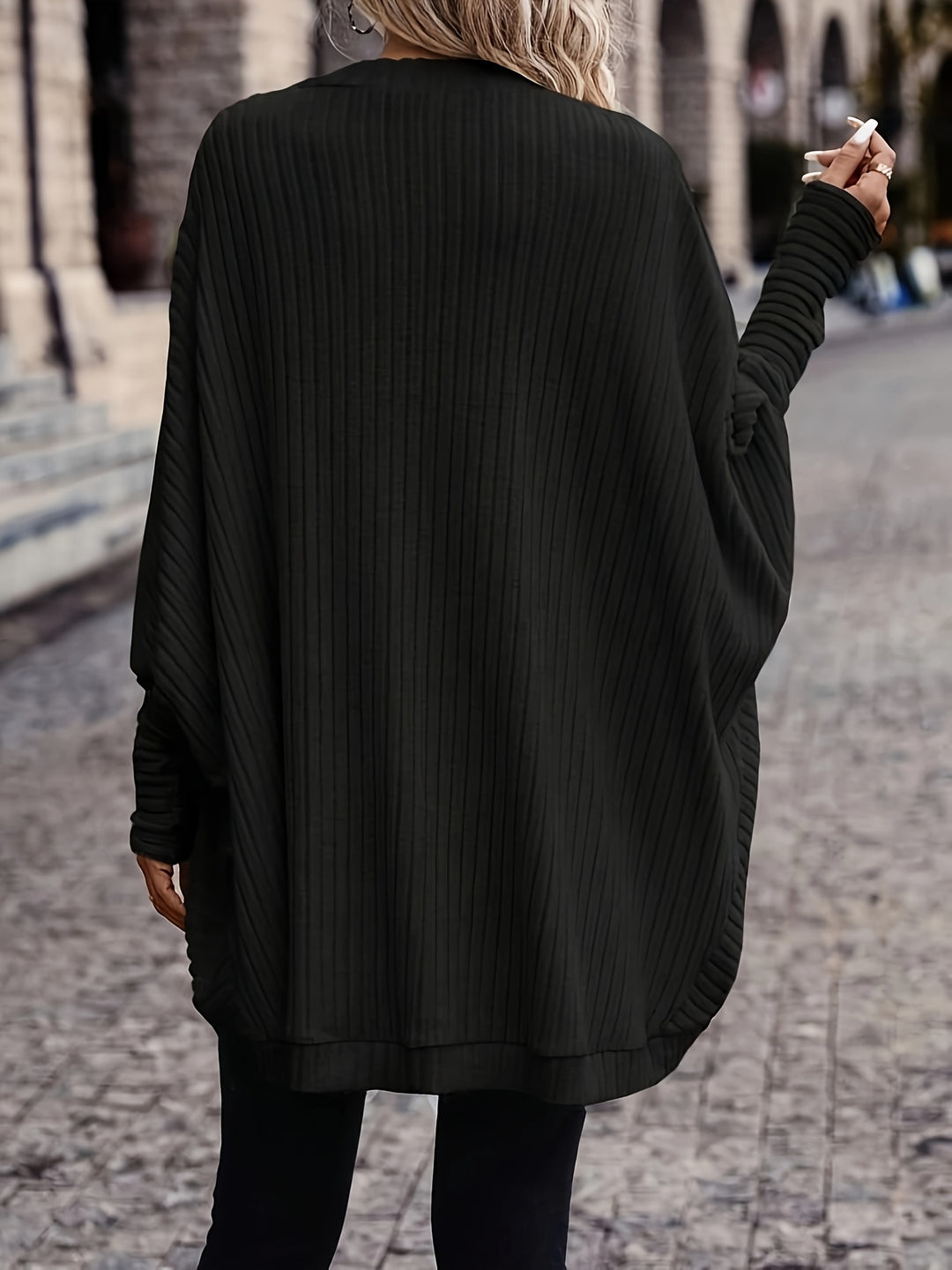 Theresa | Relaxed Open-Front Cardigan