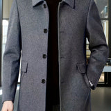Harlan | Refined Single-Breasted Overcoat