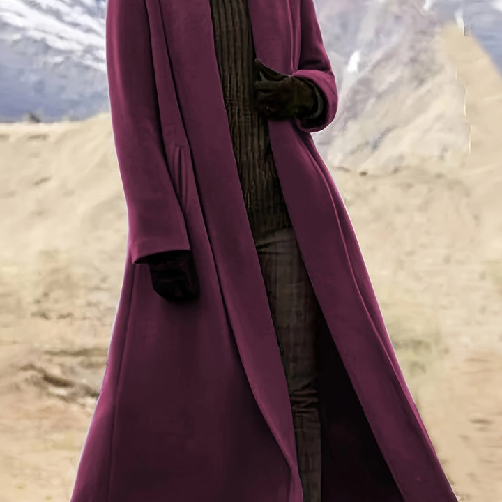 Clarissa | Longline Draped Coat