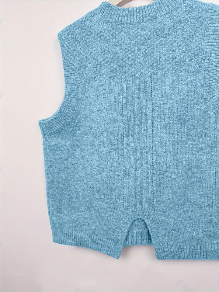 Evelina | Cable-Knit Vest