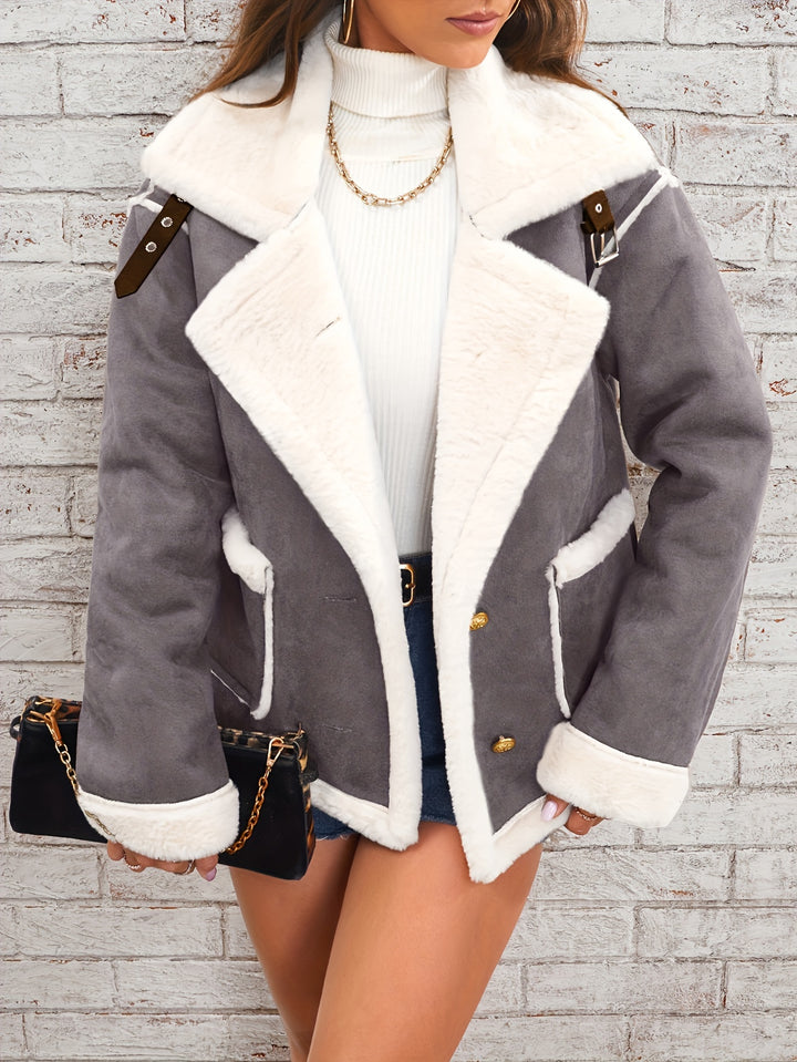 Cordelia | Cosy Shearling-Trim Jacket