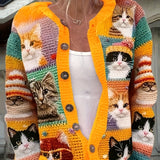 Bernadette | Whimsical Button-Front Cardigan