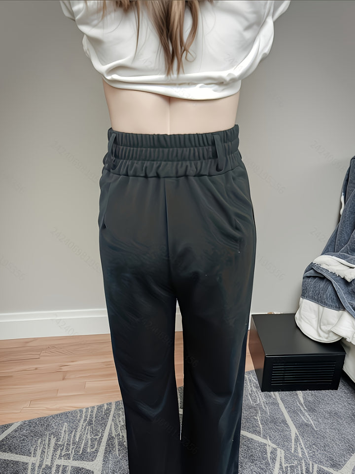 Greta | Tailored High-Waisted Wide-Leg Trousers