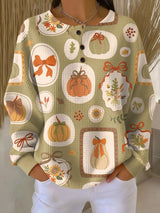 Pearl | Cosy Autumn Henley Sweater