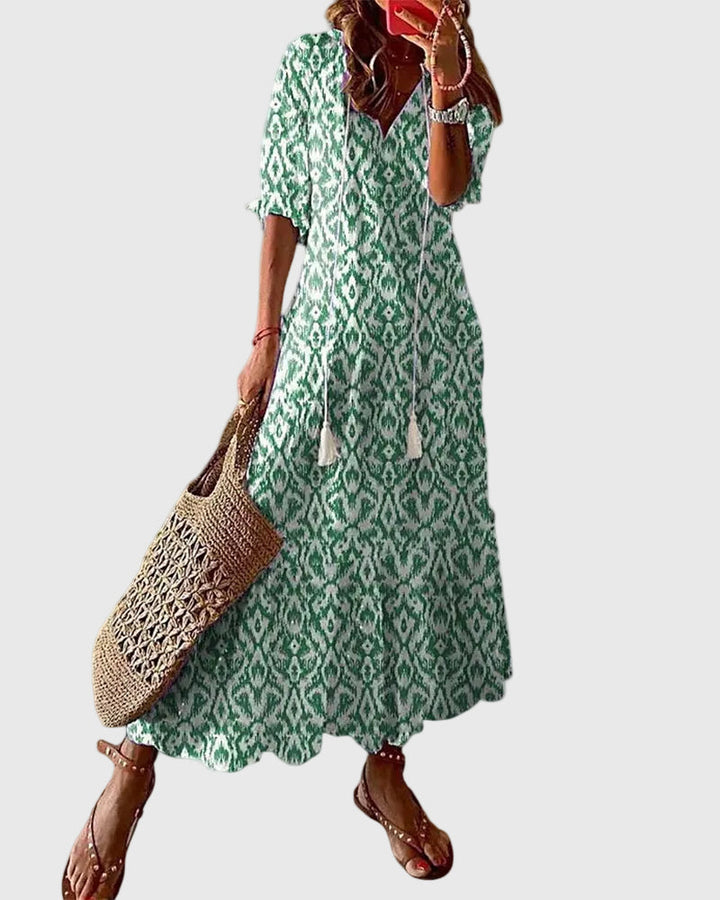 Marisa | Flowing Bohemian Maxi Dress