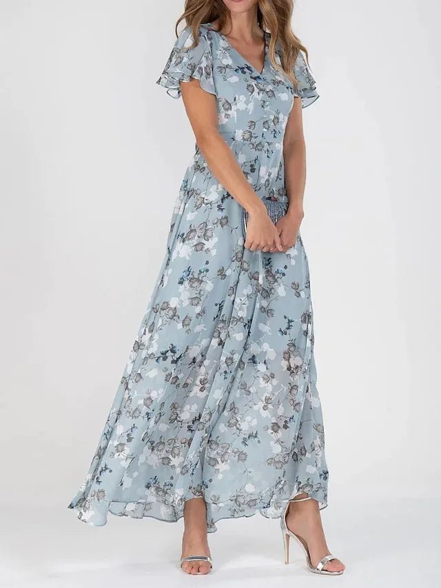 Millicent | Flowing Floral Maxi Dress