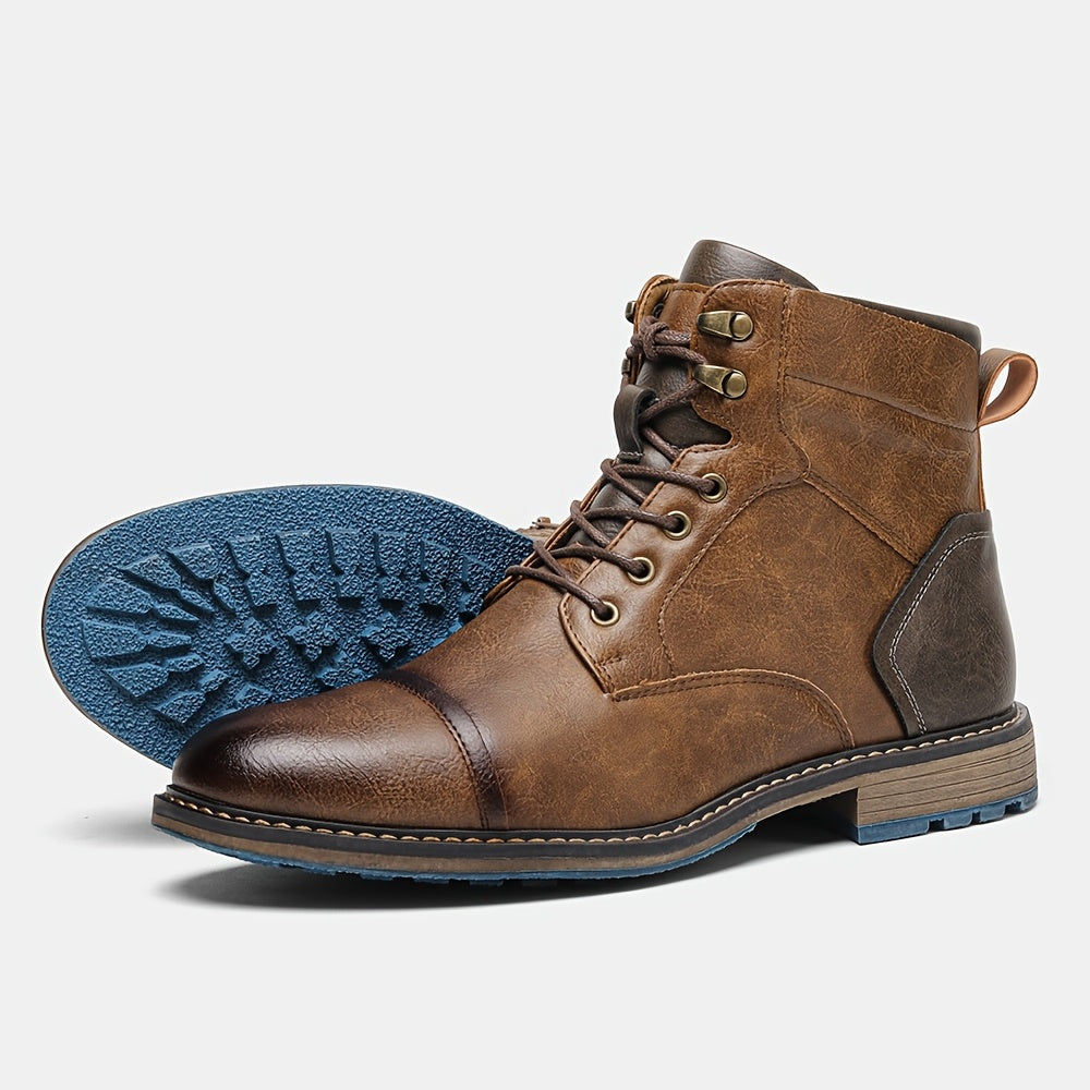 Graham | Cap-Toe Lace-Up Boots