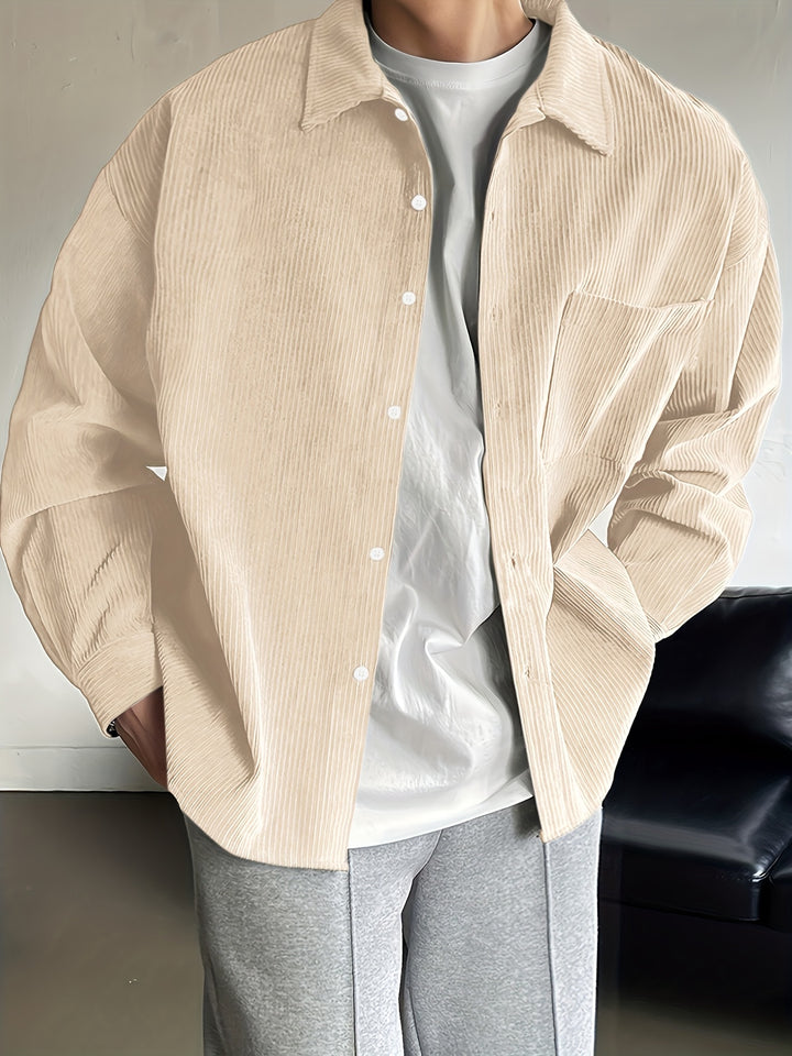 Sheldon | Relaxed Textured Button-Up Shirt