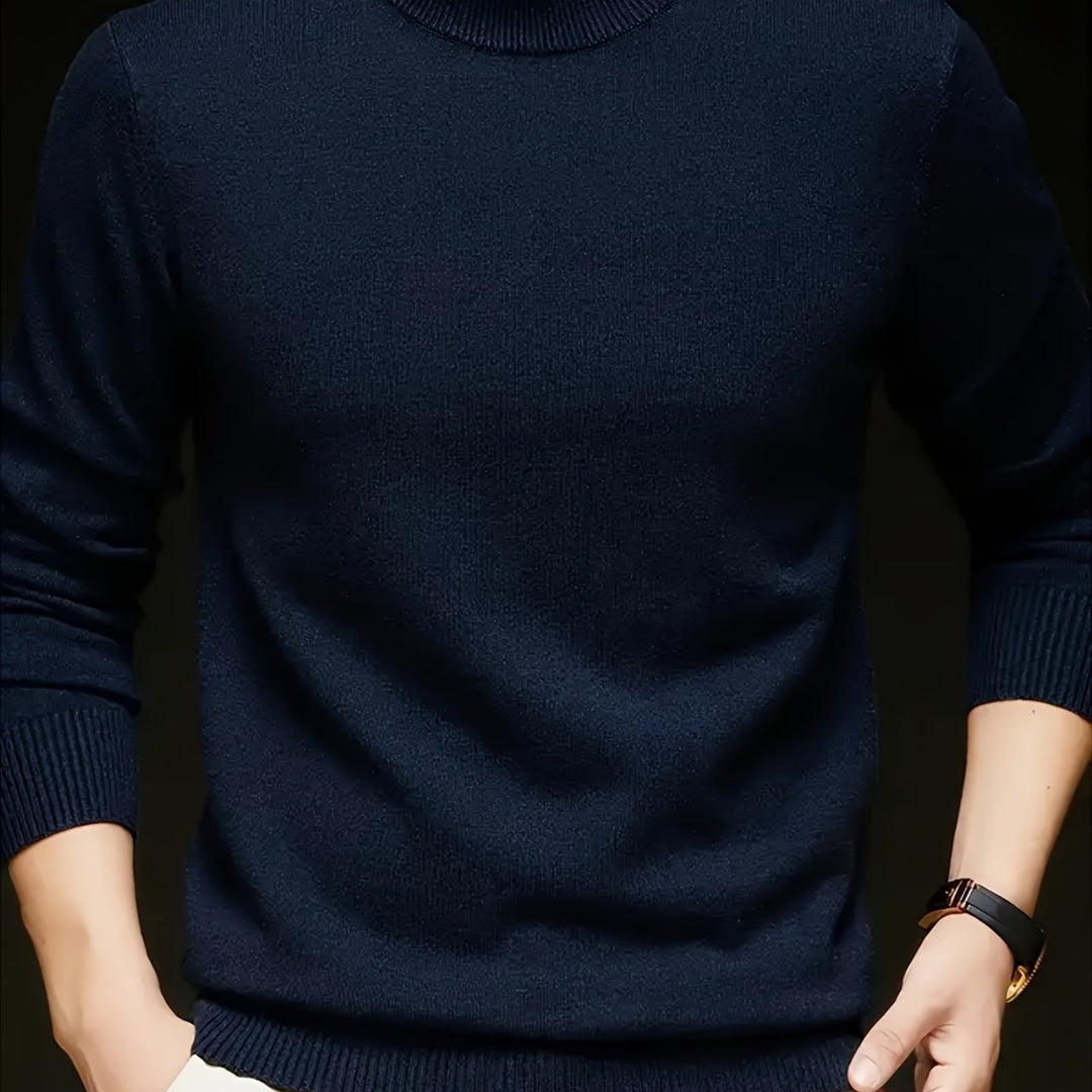 Emmett | Refined Mock Neck Sweater
