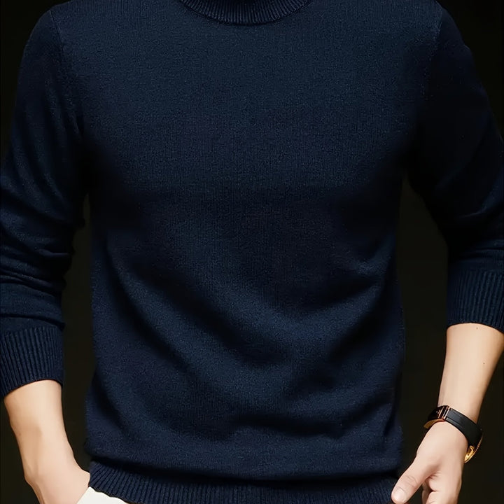 Emmett | Refined Mock Neck Sweater