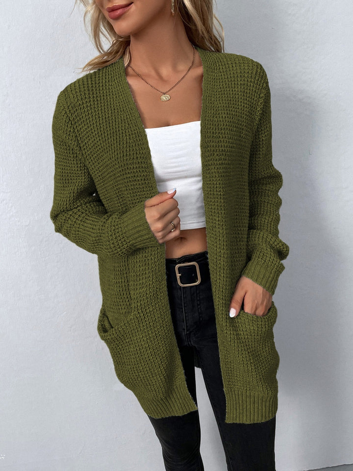 Patricia | Waffle-Knit Cardigan
