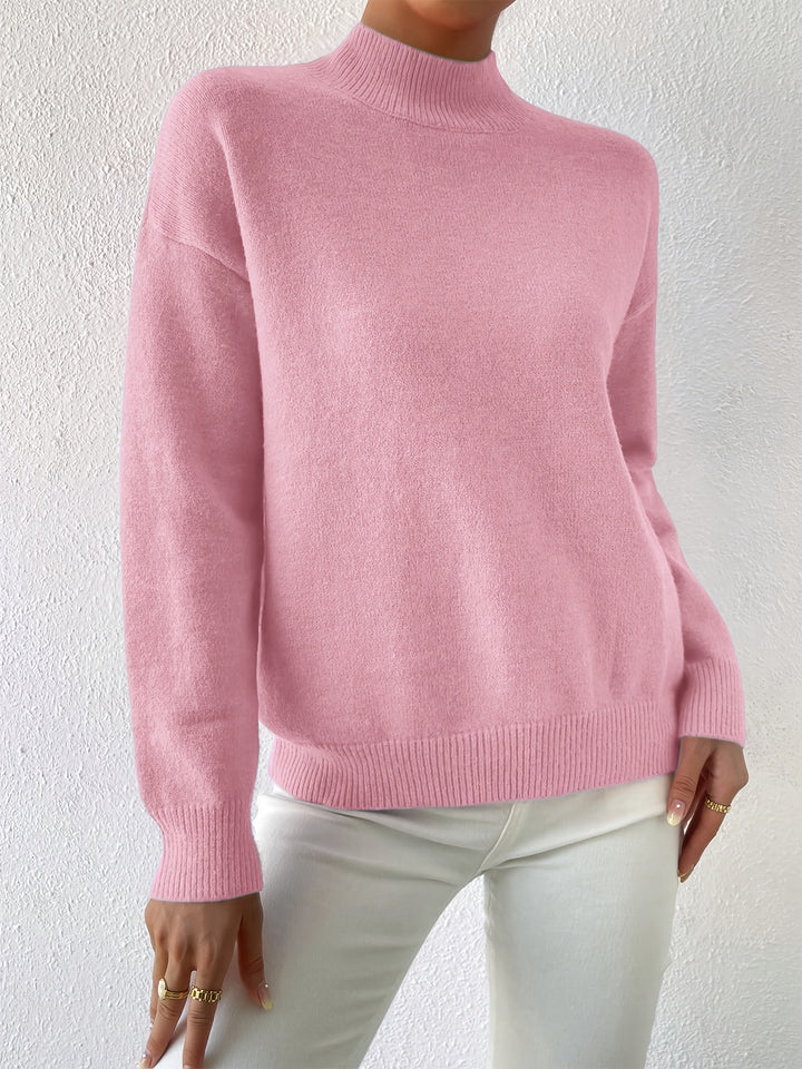 Sloane | Relaxed Mock Neck Jumper