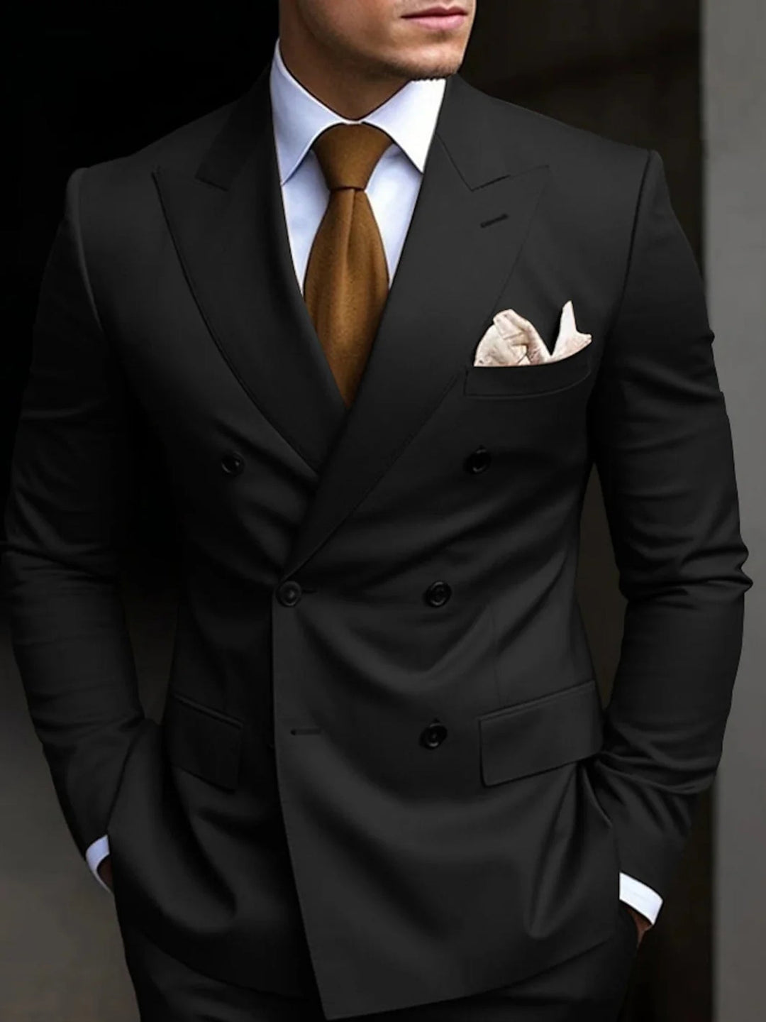 Sebastian | Tailored Fit Double-Breasted Two-Piece Set