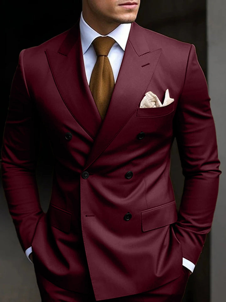 Sebastian | Tailored Fit Double-Breasted Two-Piece Set
