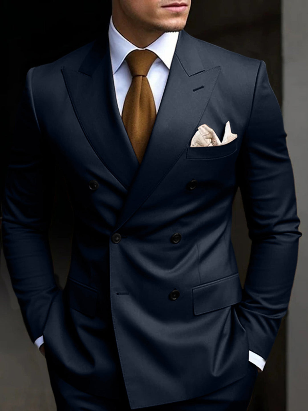 Sebastian | Tailored Fit Double-Breasted Two-Piece Set