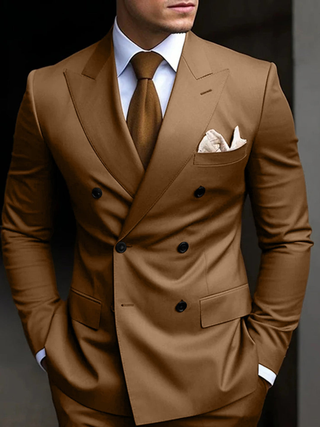Sebastian | Tailored Fit Double-Breasted Two-Piece Set