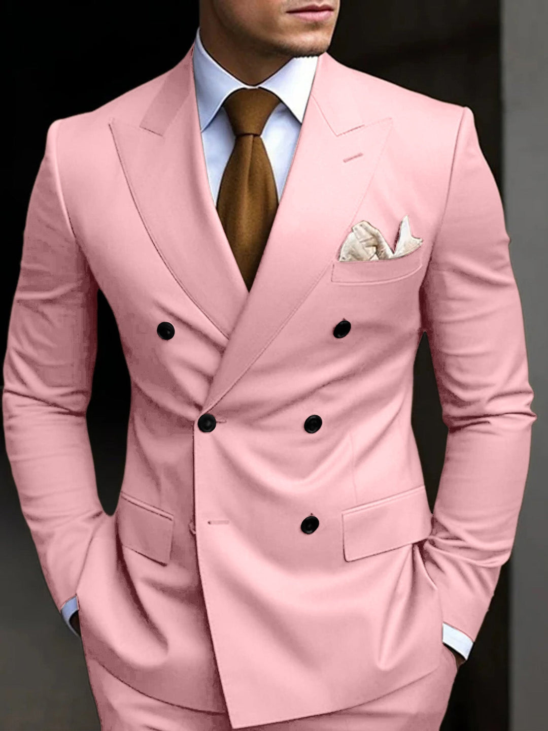 Sebastian | Tailored Fit Double-Breasted Two-Piece Set