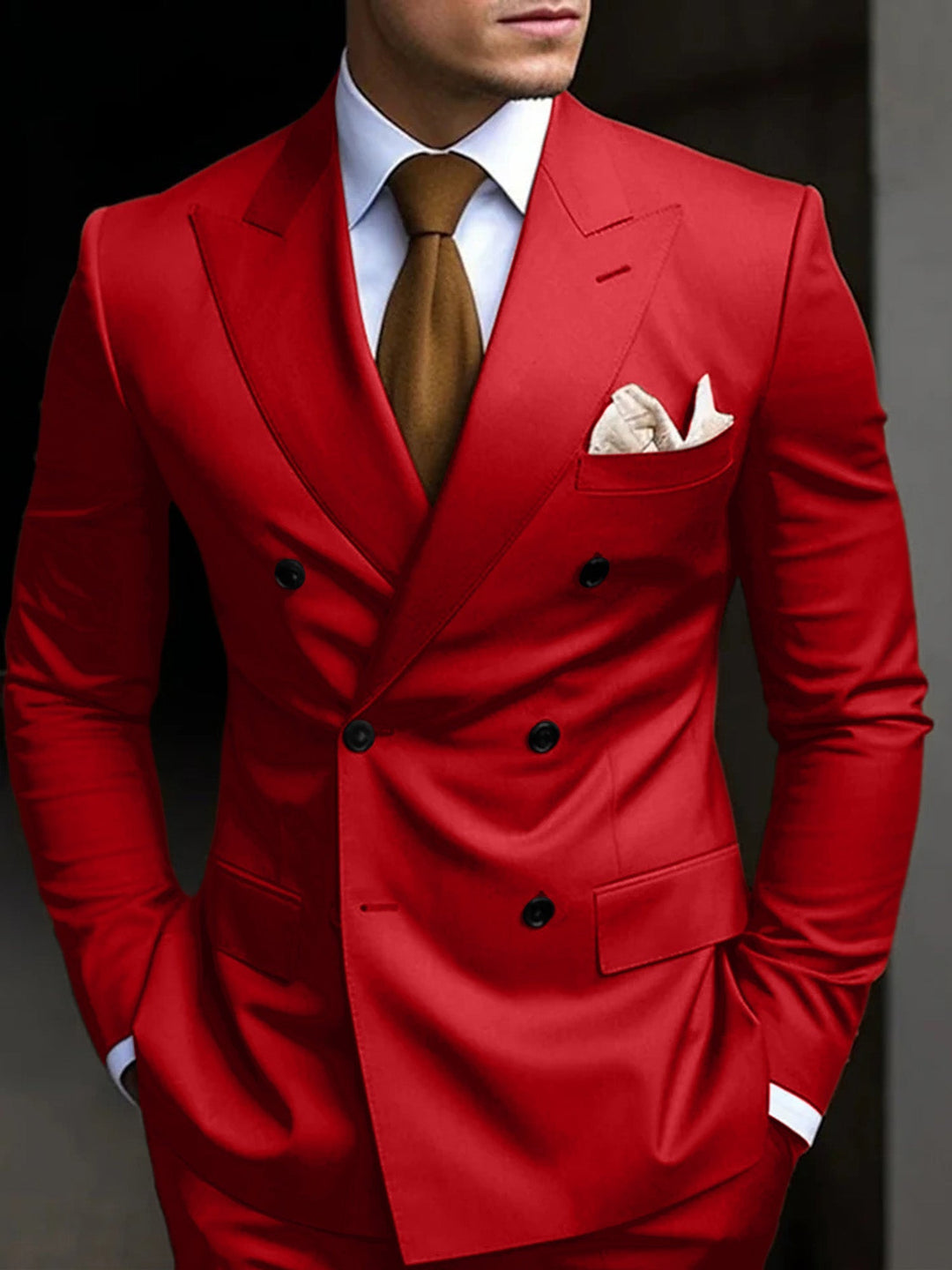 Sebastian | Tailored Fit Double-Breasted Two-Piece Set