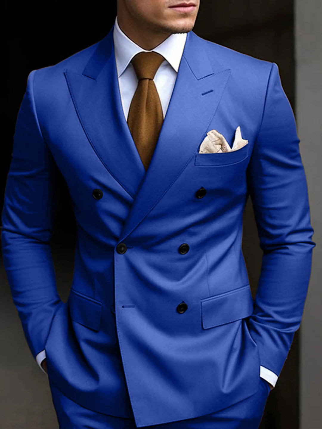 Sebastian | Tailored Fit Double-Breasted Two-Piece Set