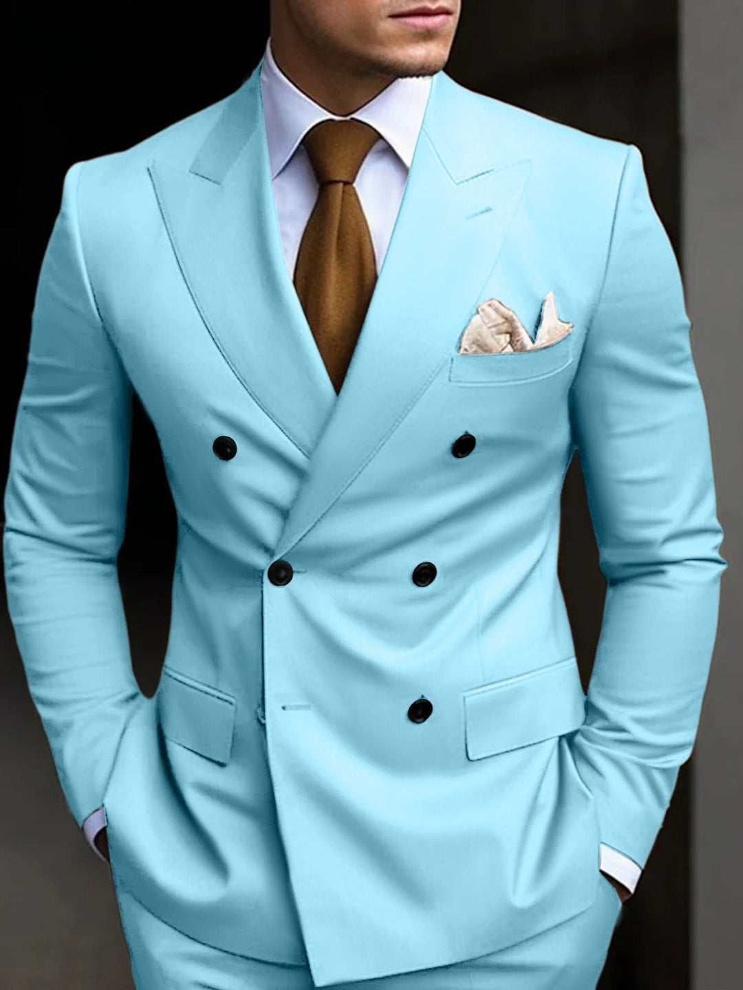 Sebastian | Tailored Fit Double-Breasted Two-Piece Set