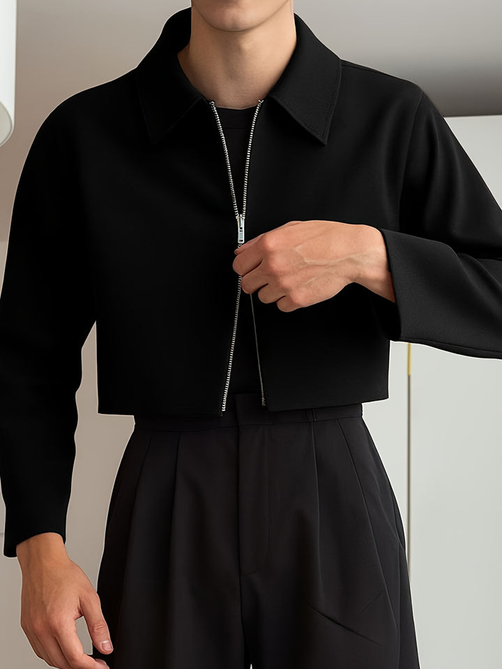 Rhys | Cropped Zip-Up Jacket