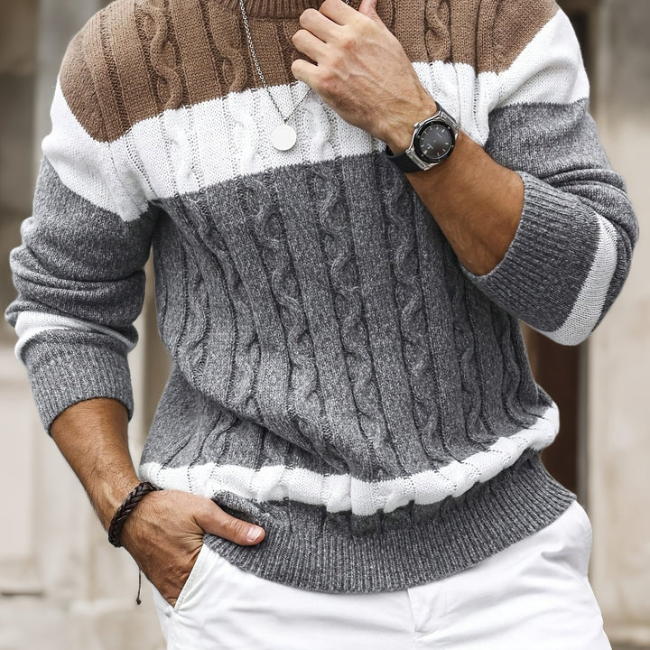 Malcolm | Classic Cable-Knit Jumper