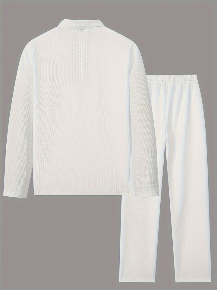 Alden | Relaxed Waffle-Texture Two-Piece Set