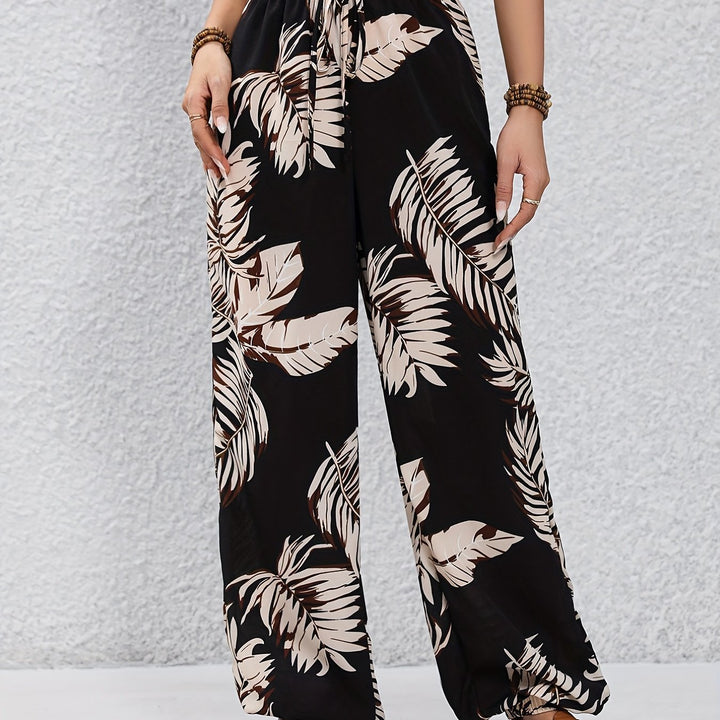 Josephine | Tropical Wide-Leg Trousers