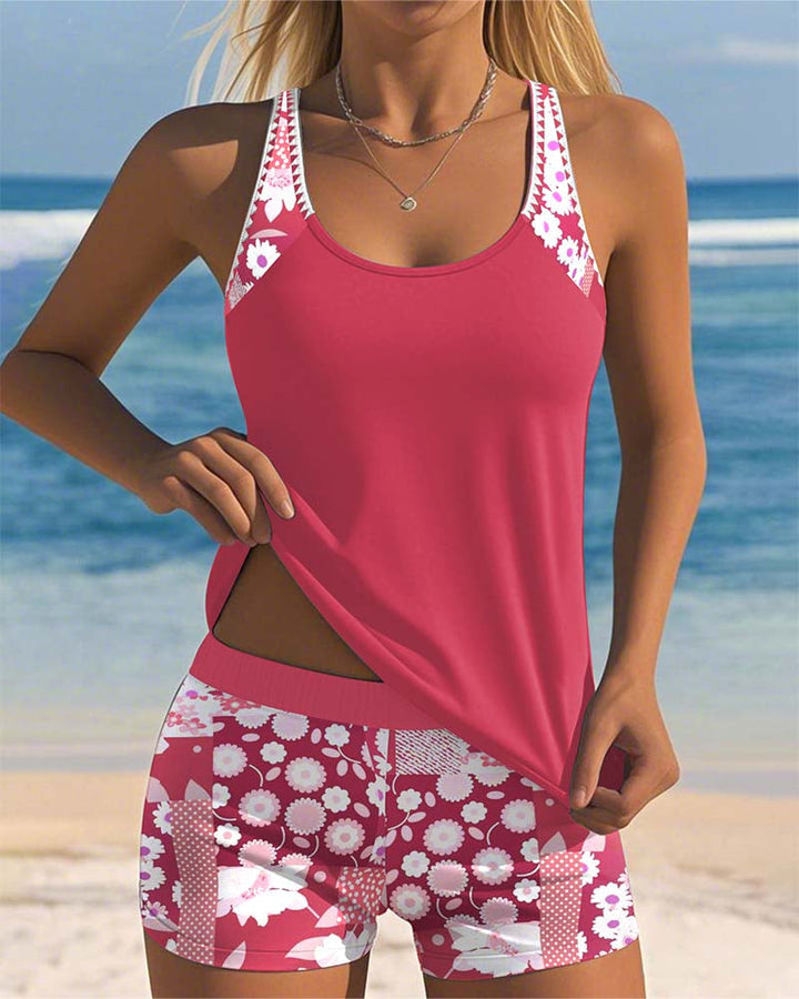 Juno | Floral Two-Piece Swim Set