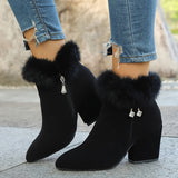Estelle | Cosy Block Heel Ankle Boots