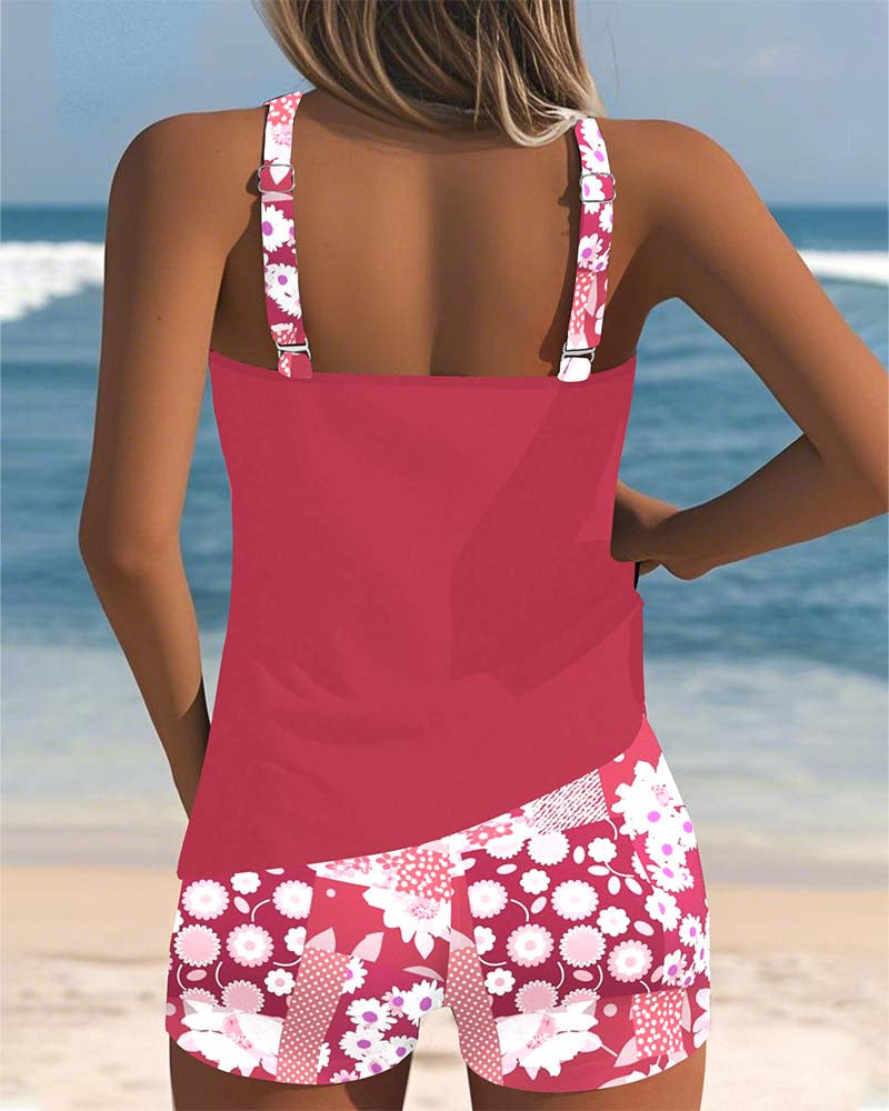 Juno | Floral Two-Piece Swim Set