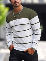Harrison | Colour-Block Striped Sweater