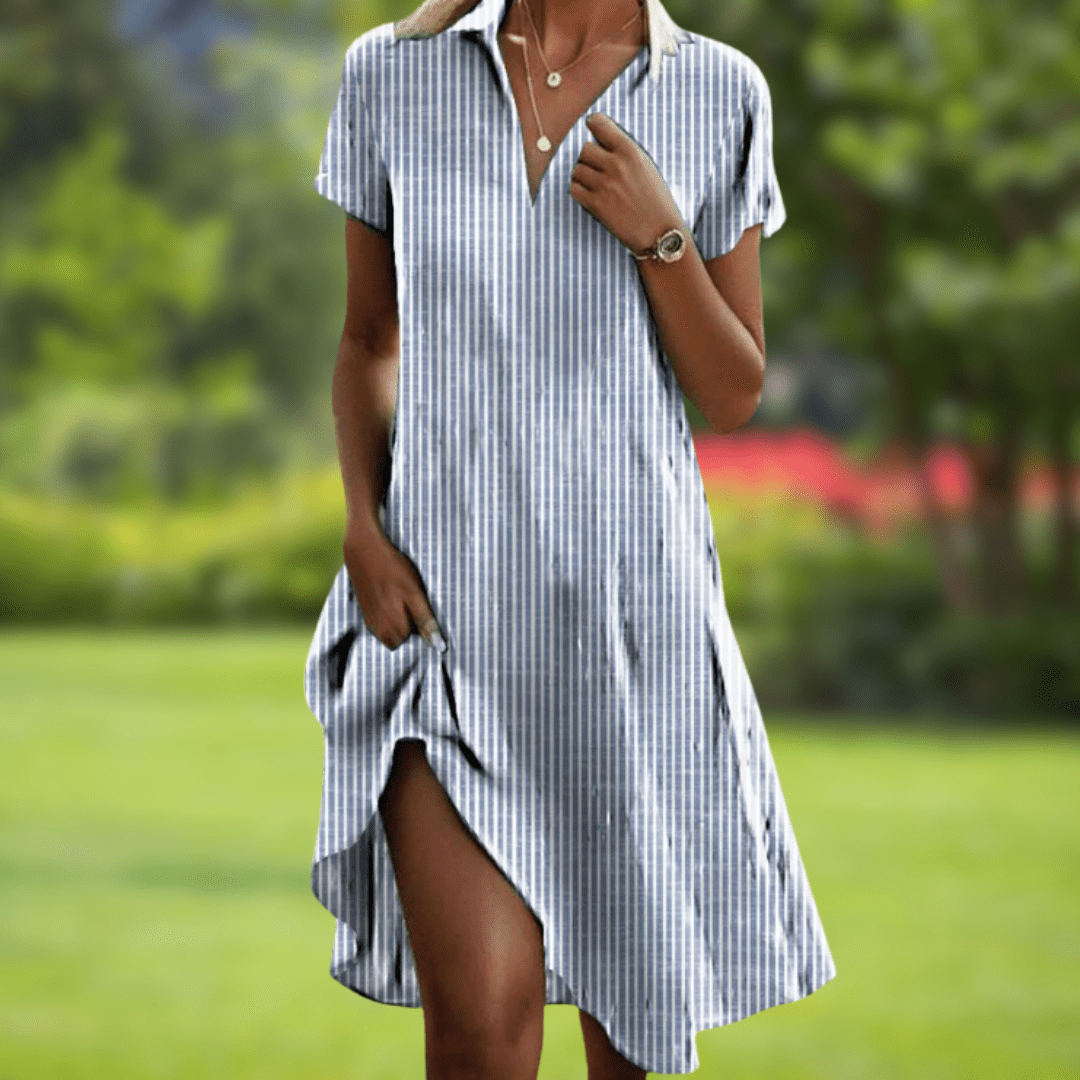 Annalise | Floral Collared Dress