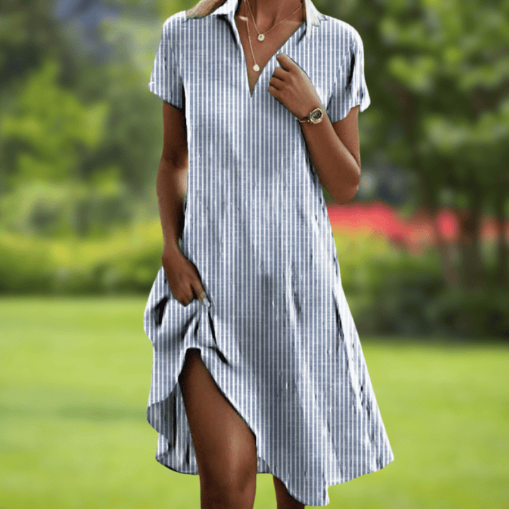 Annalise | Floral Collared Dress