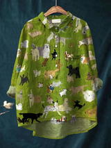 Ruth | Playful Print Relaxed Shirt