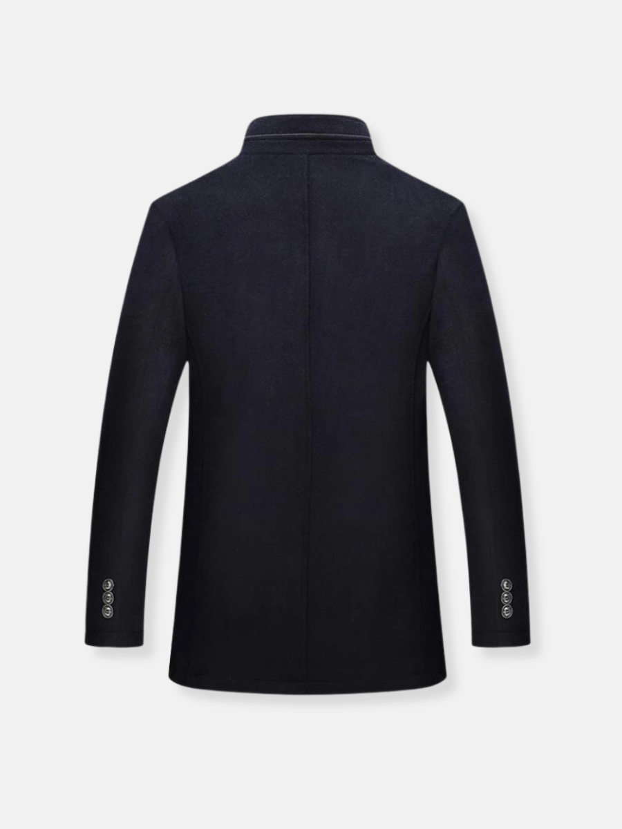 Reginald | Refined Stand-Collar Coat