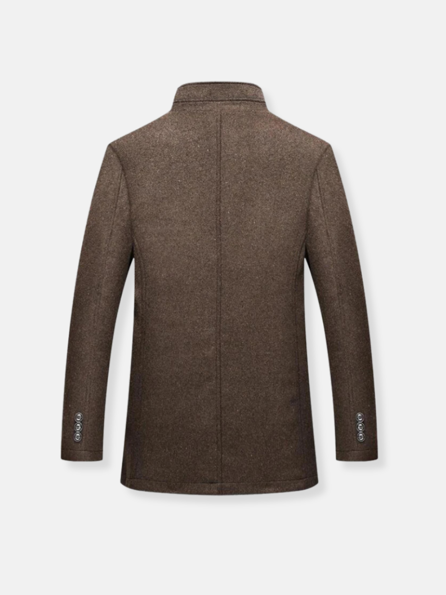 Reginald | Refined Stand-Collar Coat