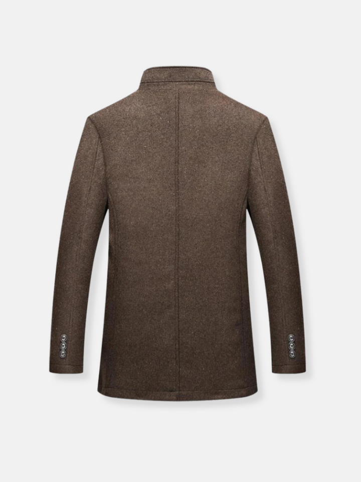 Reginald | Refined Stand-Collar Coat