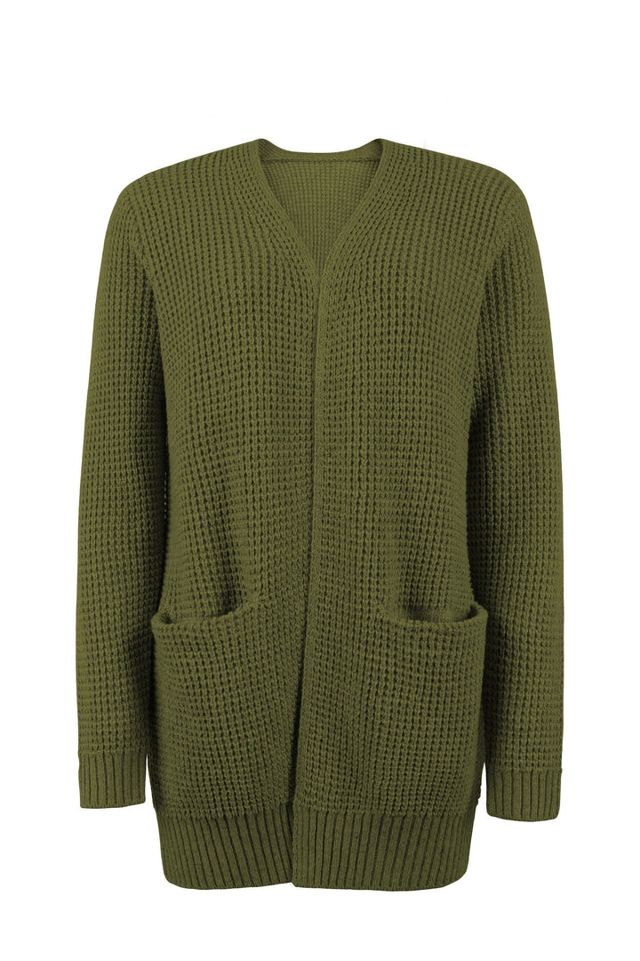 Patricia | Waffle-Knit Cardigan