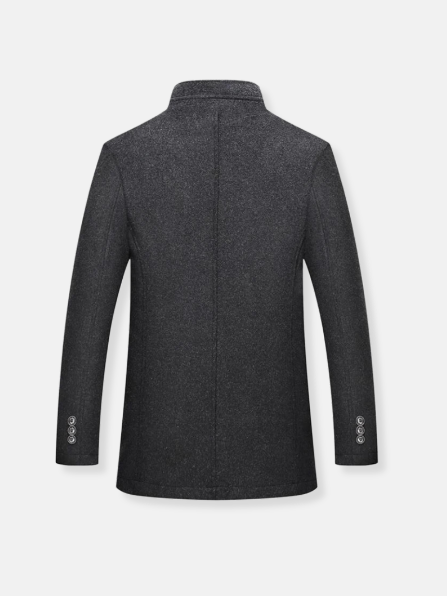 Reginald | Refined Stand-Collar Coat