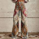 Waverly | Boho Patterned Wide-Leg Trousers