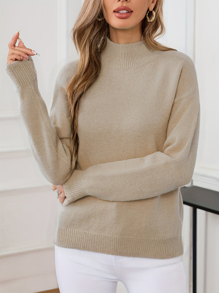 Sloane | Relaxed Mock Neck Jumper
