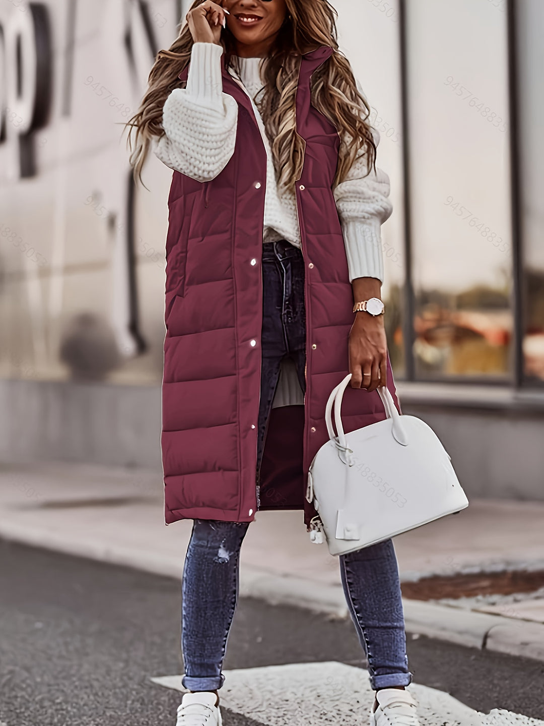 Sabina | Longline Hooded Gilet