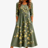 Odelia | Blossom Pocket Midi Dress