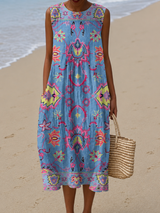 Petra | Effortless Sleeveless Midi Dress