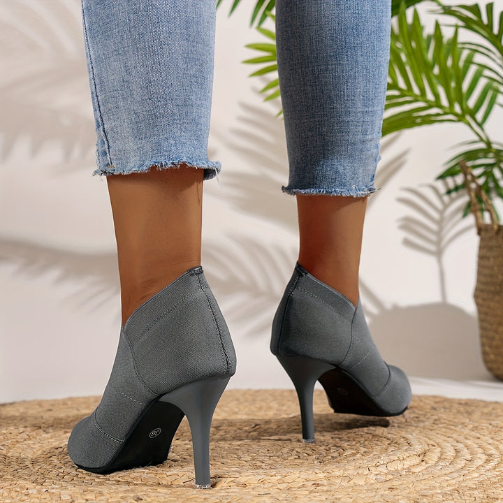 Priscilla | Pointed-Toe Stiletto Ankle Boots