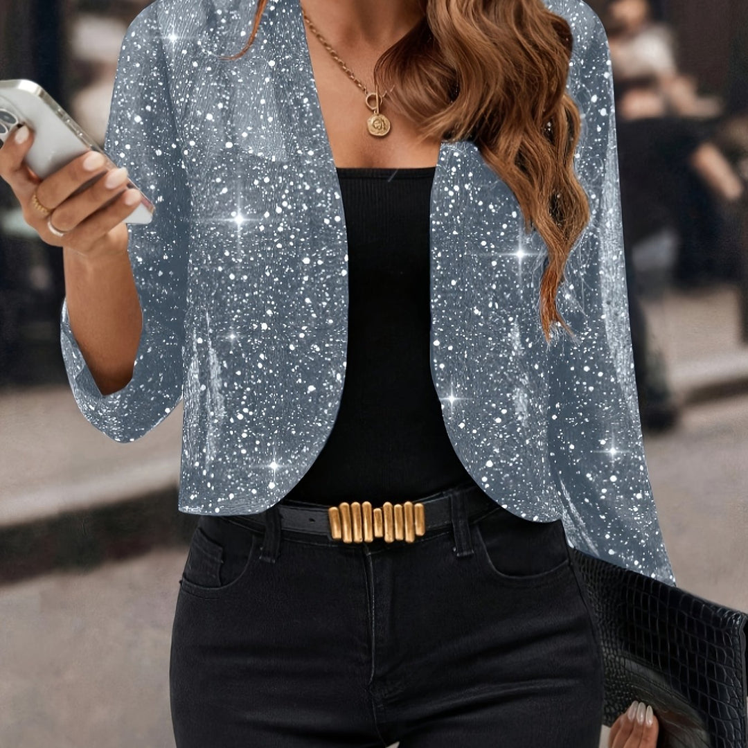Sienna | Sparkling Cropped Jacket